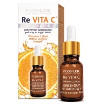 Floslek Re Vita C rewitalizacja koncentrat witaminowy pod oczy na szyj i dekolt 15ml