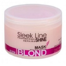 Stapiz Sleek Line Blush Blond Mask maska do wosw blond z jedwabiem 250ml