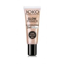 Joko Make-Up Glow Primer Illuminating 2in1 Primer&Highlighter baza i rozwietlacz w kremie 2w1 201 Love Yourself 25ml
