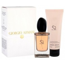 Giorgio Armani Si Travel Exclusive Woda perfumowana 50ml spray + Balsam do ciaa 75ml