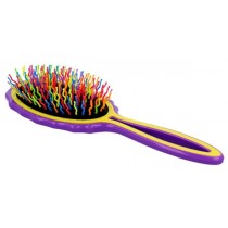 Twish Big Handy Hair Brush dua szczotka do wosw Violet-Yellow