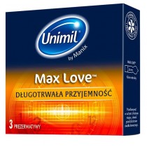 Unimil Max Love lateksowe prezerwatywy 3szt