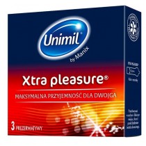 Unimil Xtra Pleasure lateksowe prezerwatywy 3szt
