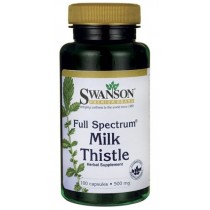 Swanson FS Milk Thistle 500mg suplement diety 100 kapsuek