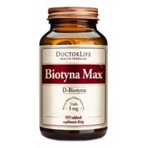 Doctor Life Biotyna Max D-Biotyna 5mg suplement diety 100 tabletek