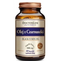 Doctor Life Black Cumin Oil olej z czarnuszki 1000mg 60 kapsuek