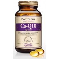 Doctor Life Co-Q10 Special organiczny olej kokosowy 130mg suplement diety 100 kapsuek