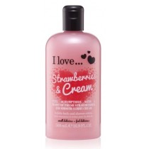 I Love Bath & Shower Creme krem pod prysznic i do kpieli Strawberries 500ml