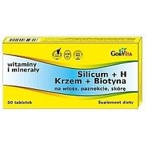 Gorvita Silicum + H krzem i biotyna suplement diety 30 tabletki