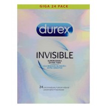 Durex Invisible Extra Thin super cienkie prezerwatywy 24szt