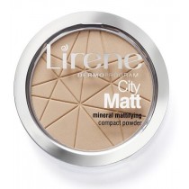 Lirene City Matt Mineral Mattifying Compact Powder mineralny puder matujcy 01 Transparentny 9g
