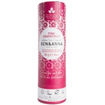 Ben & Anna Natural Soda Deodorant naturalny dezodorant na bazie sody sztyft kartonowy Pink Grapefruit 60g