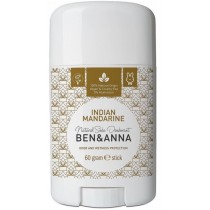 Ben & Anna Natural Soda Deodorant naturalny dezodorant na bazie sody sztyft plastikowy Indian Mandarine 60g