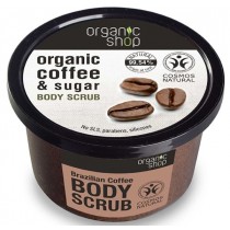Organic Shop Organic Coffee & Sugar Body Scrub peeling do ciaa na bazie oleju z kawy i naturalnego cukru 250ml