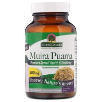 Nature`s Answer Muira Puama 500mg ekstrakt z kory muira puama suplement diety 90 kapsuek