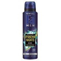 FA Men Brazilian Vibes Ipanema Nights Dedodorant dezodorant w sprayu dla mczyzn Stimulating Scent 150ml