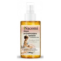 Nacomi Sunny Shimmering Tan Accelerating Oil With Gold Flakes olejek przyspieszajcy opalanie z drobinkami zota 150ml
