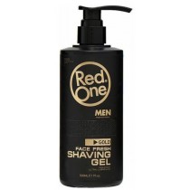 Red One Professional Men Face Fresh Shaving Gel el do golenia Gold 500ml