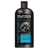 Syoss Purify & Care Shampoo szampon do wosw przetuszczajcych si u nasady i suchych na kocach 500ml