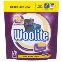 Woolite Black Darks Denim kapsuki do prania do tkanin ciemnych z keratyn 35szt