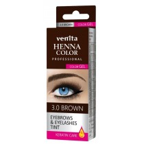 Venita Professional Henna Color Gel elowa farba do brwi i rzs 3.0 Brown