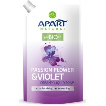 Apart Natural Prebiotic Refill kremowe mydo w pynie Passion Flower & Violet 400ml