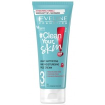 Eveline Clean Your Skin lekki matujco-nawilajcy krem do twarzy 75ml