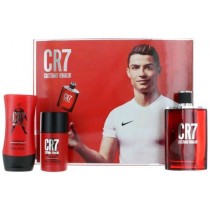 Cristiano Ronaldo CR7 Woda toaletowa 100ml spray + Dezodorant sztyft 75g + Balsam po goleniu 100ml