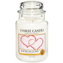 Yankee Candle Large Jar Dua wieczka zapachowa Snow in Love 623g