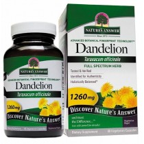 Nature`s Answer Dandelion korze mniszka lekarskiego suplement diety 90 kapsuek