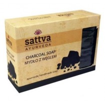 Sattva Body Soap indyjskie mydo glicerynowe z wglem Charcoal 125g