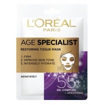 L`Oreal Age Specialist Restoring Tissue Mask 55+ maska odbudowujca na tkaninie 30g