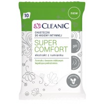 Cleanic Super Comfort chusteczki do higieny intymenj z ekstraktem z rumianku 10szt