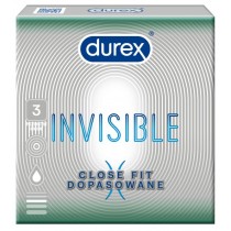 Durex Invisible Close Fit prezerwatywy dopasowane 3szt