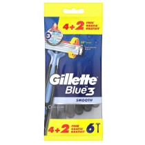 Gillette Blue3 Smooth jednorazowe maszynki do golenia 6szt