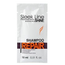 Stapiz Sleek Line Repair Shampoo szampon z jedwabiem do wosw zniszczonych 10ml
