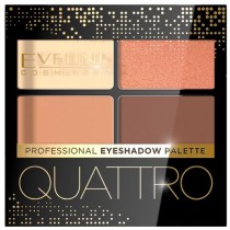 Eveline Quattro Professional Eyeshadow Palette Paleta cieni do powiek 01 3,2g
