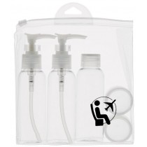 Inter Vion Travel Cosmetic Container Kit podrny zestaw pojemnikw na kosmetyki 5szt