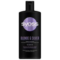 Syoss Blonde & Silver Shampoo szampon do wosw neutralizujcy te tony 440ml