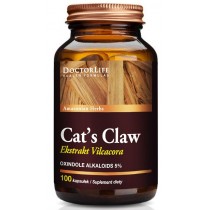 Doctor Life Cat`s Claw Ekstrakt koci pazur 1000mg suplement diety 100 kapsuek