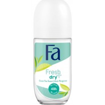 FA Fresh & Dry Antiperspirant Roll-on antyperspirant w kulce Green Tea Scent 50ml