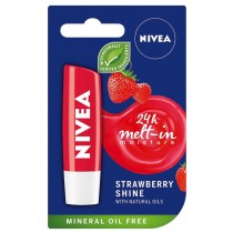 Nivea 24H Mett-In Moisture pielgnujca pomadka do ust Strawberry Shine 4,8g