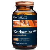 Doctor Life Kurkuminax10 Bio aktywny ekstrakt suplement diety 60 kapsuek