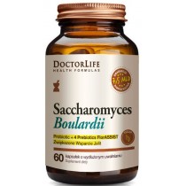 Doctor Life Saccharomyces Boulardii suplement diety wspierajcy jelita 60 kapsuek