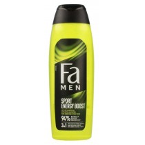 FA Men Xtreme Sports Energy Boost Shower Gel el pod prysznic do mycia ciaa i wosw dla mczyzn 750ml