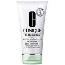 Clinique All About Clean 2-in-1 Cleansing Exfoliating Jelly delikatny gboko oczyszczajcy el do mycia twarzy 150ml