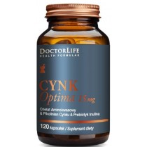 Doctor Life Cynk Optima 15mg suplement diety 120 kapsuek