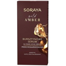 Soraya Gold Amber bursztynowe serum przeciwzmarszczkowe na twarz, szyj i dekolt 30ml