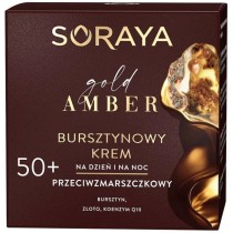 Soraya Gold Amber bursztynowy krem przeciwzmarszczkowy na dzie i na noc 50+ 50ml