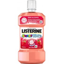 Listerine Kind Mouthwash Smart Rinse pyn do pukania jamy ustnej dla dzieci Mild Berry 250ml